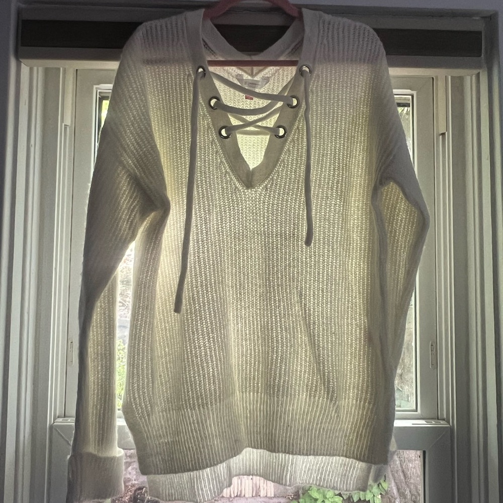 Tie Front Sweater